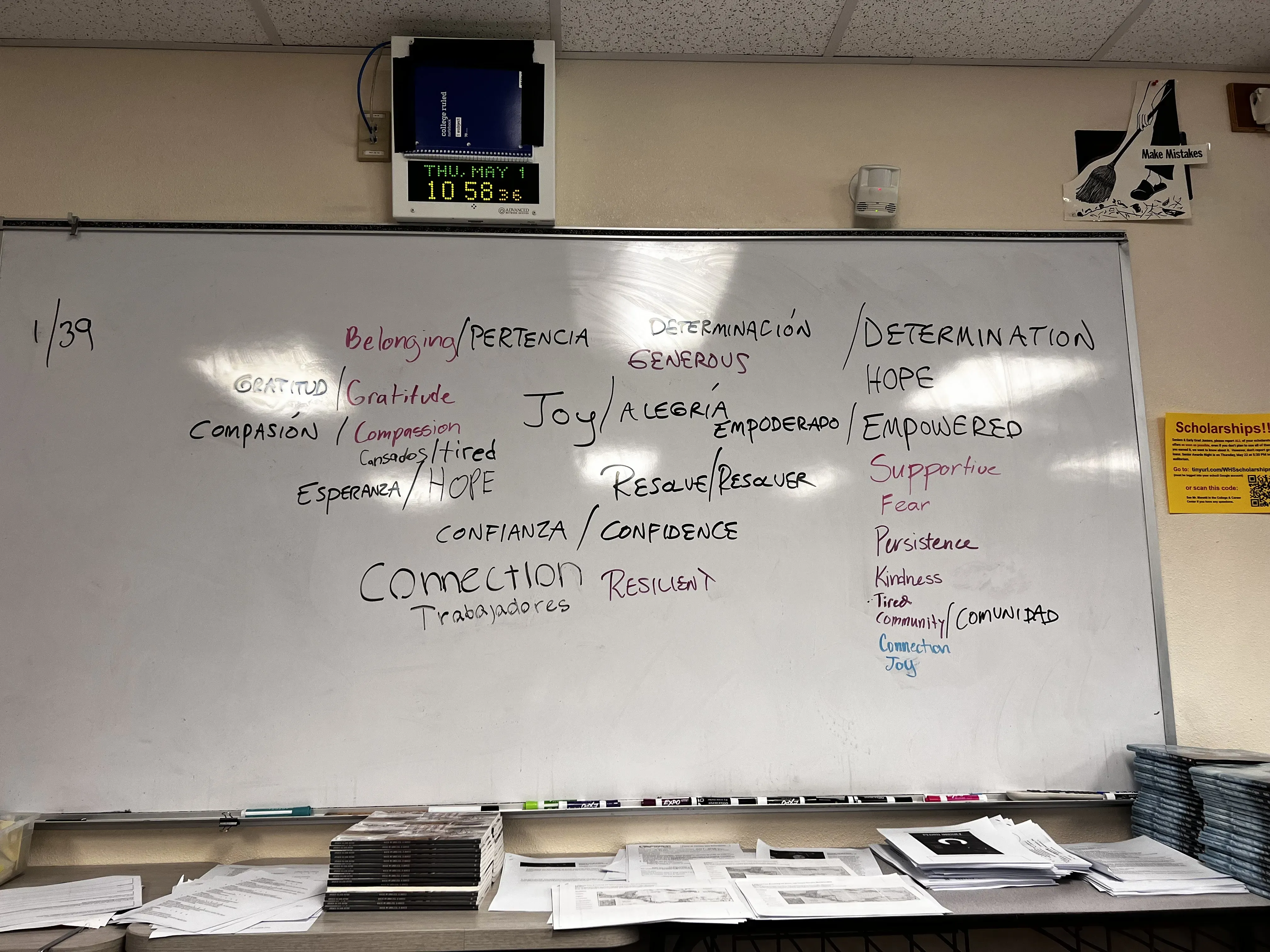 Student responses to emotions evoked in Vazquez’s work