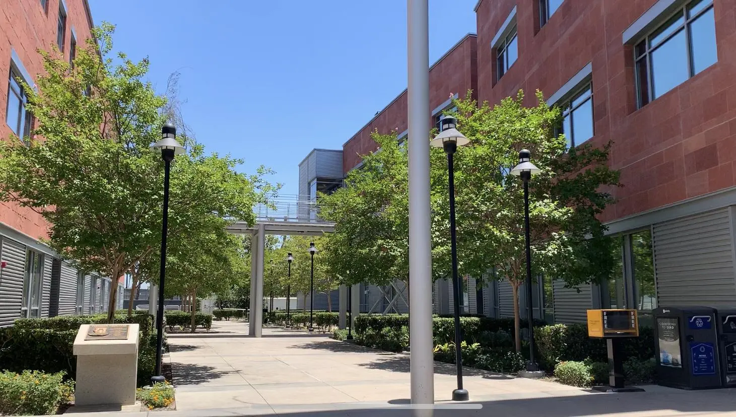 The Ferguson Courtyard at Cal State LA