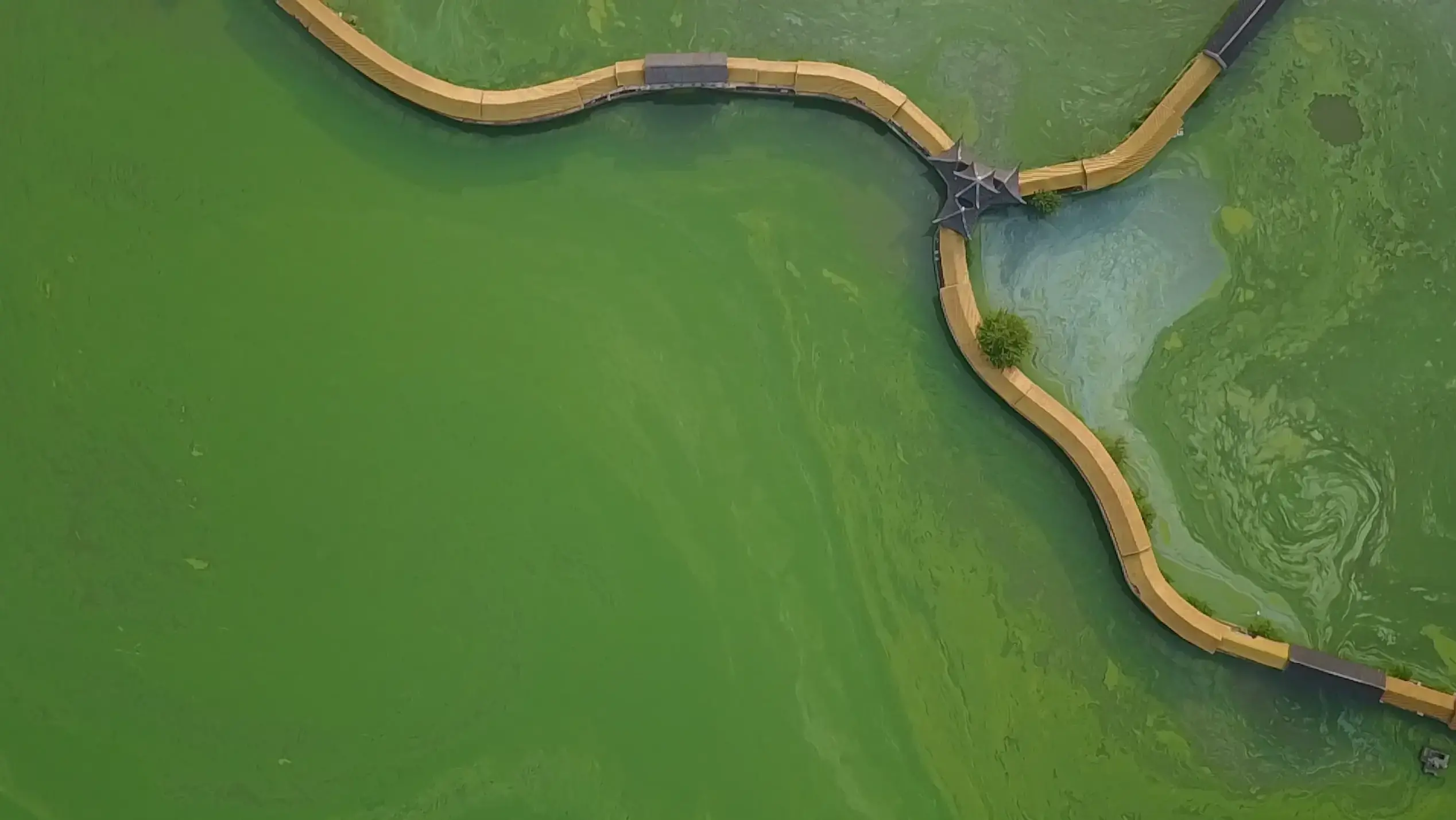 Still from drone footage by George Steinmetz. China, 2017.