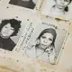 A photograph of a transgender woman detained in December 1973 by the National Police. The handwritten notes around the photograph translate to “is a man” and “his real name is Hernan.” Image by Lynn Johnson. Guatemala, 2017.