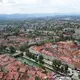A view of the capital Ljubljana from the highest point in the city.  Image by Olivia Watson.  Slovenia 2018.