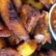 Alloco, or fried plantains. Image by Amy Nye. Senegal, 2019.