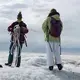 The Greenland ice sheet is 10,000 feet thick in the center. “You can't go there. You can't see it,” Joel Harper says. That’s why he has his students working on mapping the bed with radar. Image by Amy Martin. Greenland, 2018. 