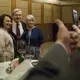 Kim Heidemann, executive director, of Iowa Sister States poses for a photo with Terry Branstad, U.S. ambassador to China and his wife Chris Branstad during an Iowa Sister States reception on Wednesday, Sept. 20, 2017, in Beijing, China. Image by Kelsey Kremer. China, 2017.