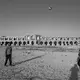 Playing inside the dried riverbed of the Zayandeh River near the Khajou bridge in EIsfahan. Image by Ako Salemi. Iran, 2016.