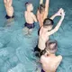 After-school swimming lessons at the Pyongyang Orphans’ Secondary School. Image by Max Pinckers/The New Yorker. North Korea, 2017.