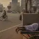 A haze of pollution often hangs over the city like a blanket, and many residents suffer from pulmonary diseases as a result. Image by Larry C. Price. India, 2018.