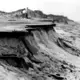 1991: Storm damage to the beach and parking lot at Meadow Beach in Truro after the 'Perfect Storm' of 1991. Image by Mark Wilson. United States, 1991.