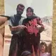 A photo of Lamiya Mahdi, right, and Mohammad Sibte, left, in 1995. Lamiya is pregnant with Zahra Ahmad who was born August, 6, 1995. Image courtesy of Ahmad family. 